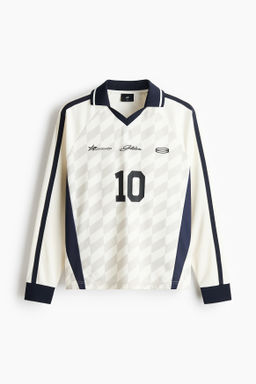Camiseta de f?tbol estampada Loose Fit