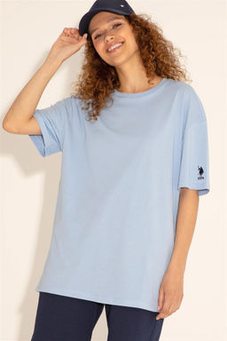 Мужская голубая футболка - U.s. polo assn фото 10