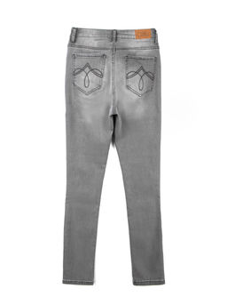 CONTE Ультракомфортные джинсы Skinny c высокой посадкой CON-49 серый - Conte elegant фото 4