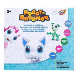 Робот собака радиоуправляемый Питомец WOOW TOYS, на пульте управления, интерактивный: звук, свет, танцующий, на аккумуляторе, розовый - IQ BOT фото 14