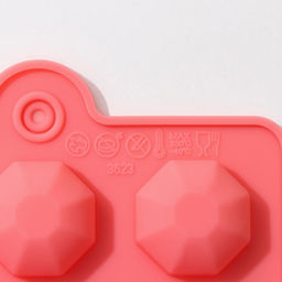 Форма для льда Доляна «Кристаллы», силикон, 22×11 см, 18 ячеек (3.2×2.5 см), МИКС