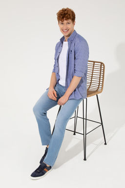 U. S. Polo Assn / Мужские голубые джинсовые брюки - U.s. polo assn фото 10