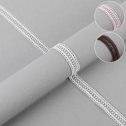 Гипюр Gamma 21 мм GGM-2103 в рулоне 10 м 0.2 Турция СК/Распродажа