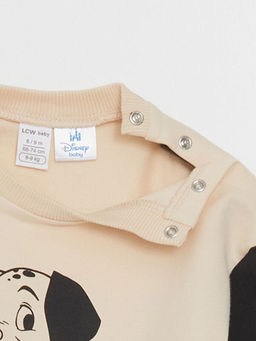 101 Dalma?yal? Bask?l? Erkek Bebek Sweatshirt ve E?ofman Alt 2li Tak?m - Waikiki фото 3