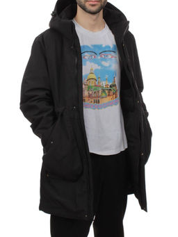 2180 BLACK Куртка мужская зимняя облегченная (130 гр. холлофайбер) - Fashion фото 6