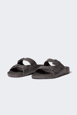 Erkek Duz Taban Cift Bantl? Eva Terlik - Defacto фото 4