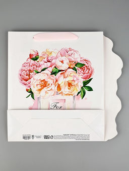 Пакет подарочный ламинированный Для тебя, цветы, 26?9?30 см