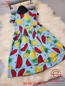 Летнее базовое платье для девочки - Bruno фото 10