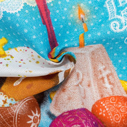 Полотенце пасхальное Доляна Светлой пасхи 35х602 см, 100% хл, рогожка 162г/м2  фото 10