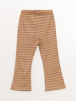 Beli Lastikli Desenli Geni? Pa?a K?z ?ocuk Tayt