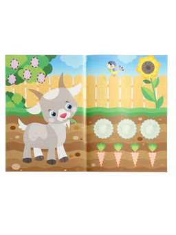 Цена за 3 шт. Книжка с наклейками "Домашние животные", 16 стр