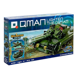 Конструктор безграничные идеи Qman «Военная техника», 3 в 1, 329 деталей