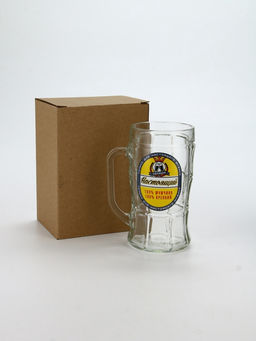 Кружка пивная стеклянная «Настоящий мужчина», 500 мл