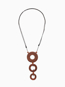 Кулон «Кольца», дерево соно