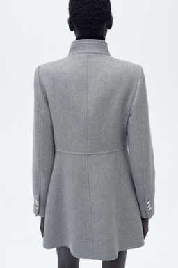 WOOL DOUBLE-BREASTED COAT - Zara фото 5