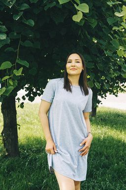 Платье-футболка 95% ХЛОПОК - Knitka wear фото 7