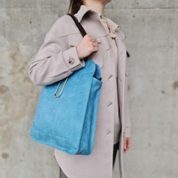 Женская сумка шоппер из эко кожи с косметичкой 0075-8