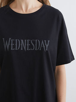 Wednesday Bask?l? Kad?n Pijama Tak?m?