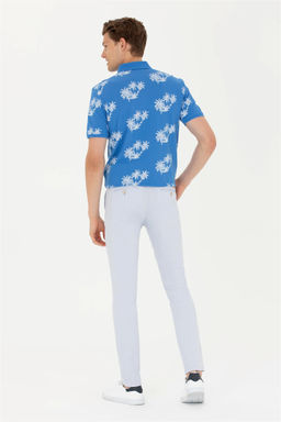 Мужские голубые брюки из плотной ткани - U.s. polo assn фото 4