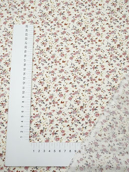 Штапель Бетти цв.кремовый, ш.1.45м, вискоза-100%, 100гр/м.кв - Купава фото 16