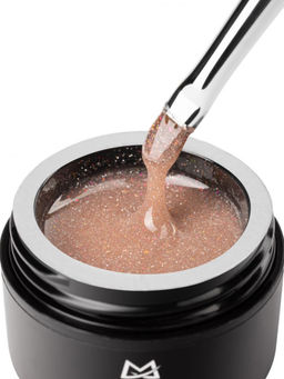 Manita Professional Гель моделирующий для ногтей с хлопьями юки / Builder Gel Flash №04, 15 мл