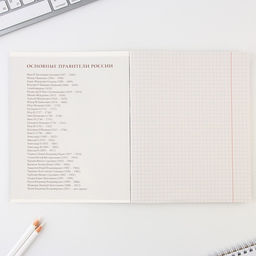 Предметная тетрадь, 48 листов, КОСМОС, со справочными материалами История, обложка мелованный картон 230 гр., внутренний блок в клетку 80 гр., белизна до 80%, блок №7 - Artfox study фото 3