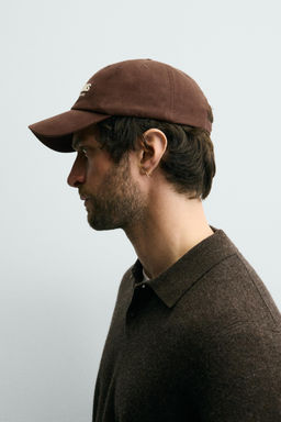 GORRA TEXTO BORDADO / Marr?n - Zara фото 2