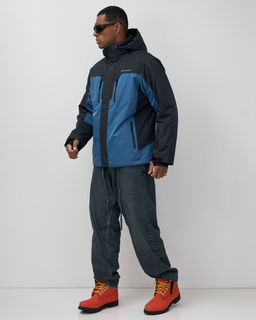 Горнолыжная куртка мужская зимняя синего цвета 7612S - Mtforce фото 16