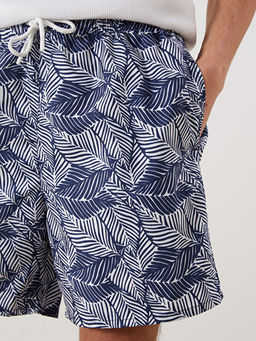 K?sa Boy Desenli Erkek Deniz ?ortu