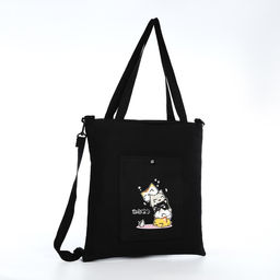 Шопер на молнии, цвет чёрный - Simaland фото 2