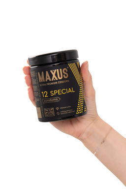 Презервативы Maxus Special, точечно-ребристые, латекс,12 шт