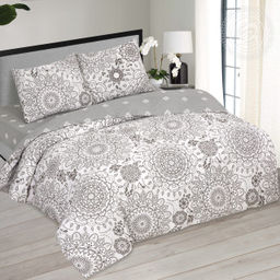 Постельное белье Сорренто с наволочками 50х70 (поплин DE LUXE) 2 сп. с Евро/Пододеяльник: 1 шт. - 215*175; Простыня: 1 шт. - 215*240; Наволочка: 2 шт. - 50*70; DE LUXE с наволочками 50х70