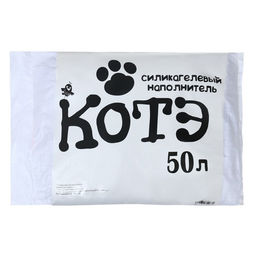 Наполнитель силикагелевый «КОТЭ», 20 кг, 50 л, мешок
