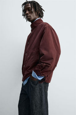 BOXY FIT POCKET JACKET - Zara фото 7