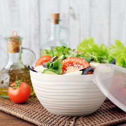 Цена за 2 шт. Чаша "Оазис" 4л (с крышкой) (белый) М8404