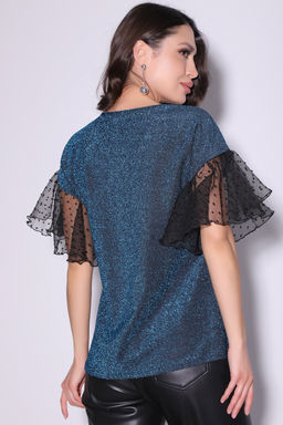 Блузон Тайная страсть (лазурь) - Эльза фото 5