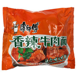 Острая лапша б/п с говядиной Kangshifu, Китай, 103 г Акция