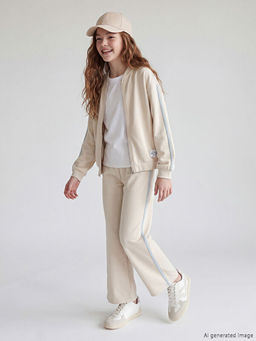 Dik Yaka K?z ?ocuk Soft Touch E?ofman Tak?m?