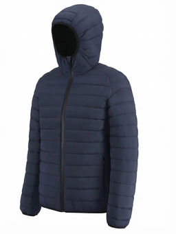 Куртка мужская стёганая с капюшоном с графеновой подкладкой бежевого цвета 9625_1B - Valianly фото 34