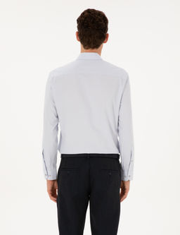 Gri Slim Fit Arm_rl_ Uzun Kollu G_mlek