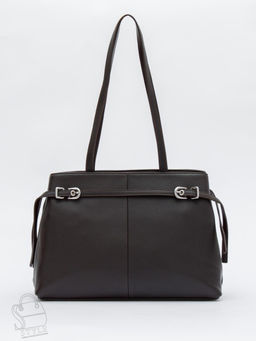 Сумка женская кожаная 8021-2S coffee Velina Fabbiano-Safenta