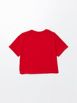 Bisiklet Yaka K?z ?ocuk Ti??rt - Waikiki фото 3