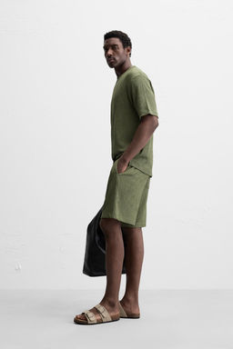 TEXTURED JACQUARD T-SHIRT - Zara фото 20