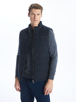 Standart Kal?p Dik Yaka Erkek Yelek