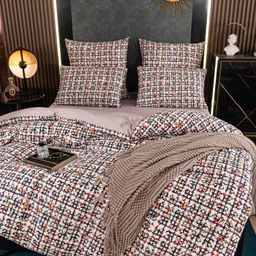 Комплект постельного белья Люкс Сатин 100% хлопок на резинке AR339 2 спальный/70-70 2 шт;50-70 2 шт - Ситрейд фото 4