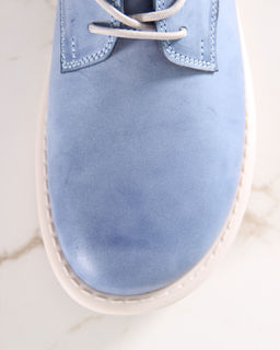 Туфли 181.ОКСЕbe.Вакса джинс+бежевый