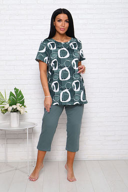 Костюм с бриджами (00983, зеленый) - Плиона фото 3