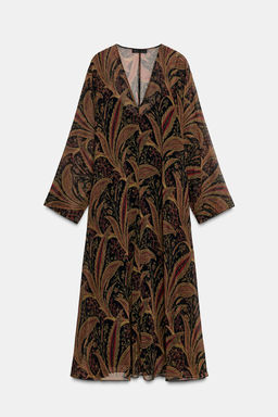 ZW COLLECTION PAISLEY SCARF DRESS - Zara фото 8