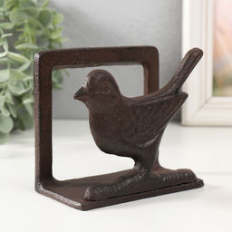 Фигурка-салфетница чугун «Птица», 10.5×6.4×11.5 см