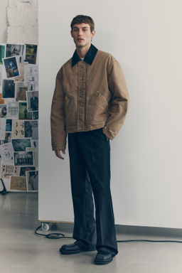 Pantal?n bootcut en mezcla de lana - H&m фото 2